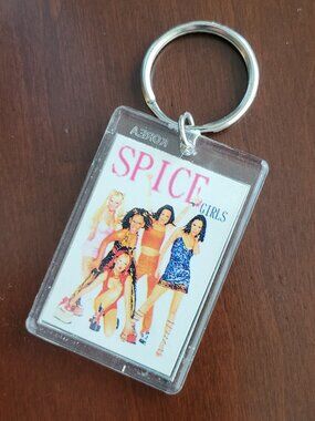 Spice Girls Keychain Vintage 90s Y2K Keyring Girl Power